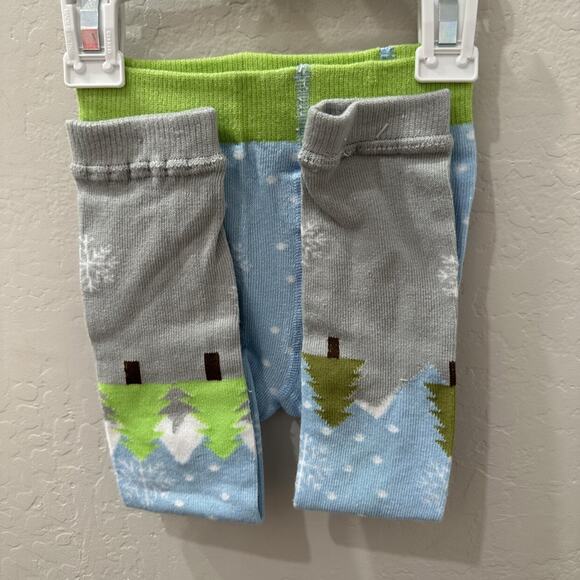 NWT Powell Craft Winter Snowman Footless Tights - Picture 2 of 3